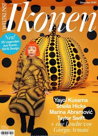 Weltkunst Lehti Saksa 2025 Yayoi Kusama Sheila Hicks Marina Abramović Taylor Swift Giorgio Armani Alkuperäinen painos