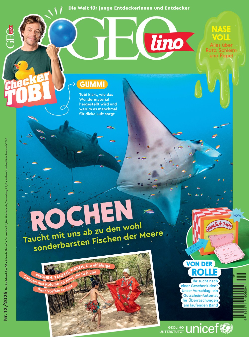 Geolino Magazine Allemagne 2025-12 – Checker Tobi – Édition originale