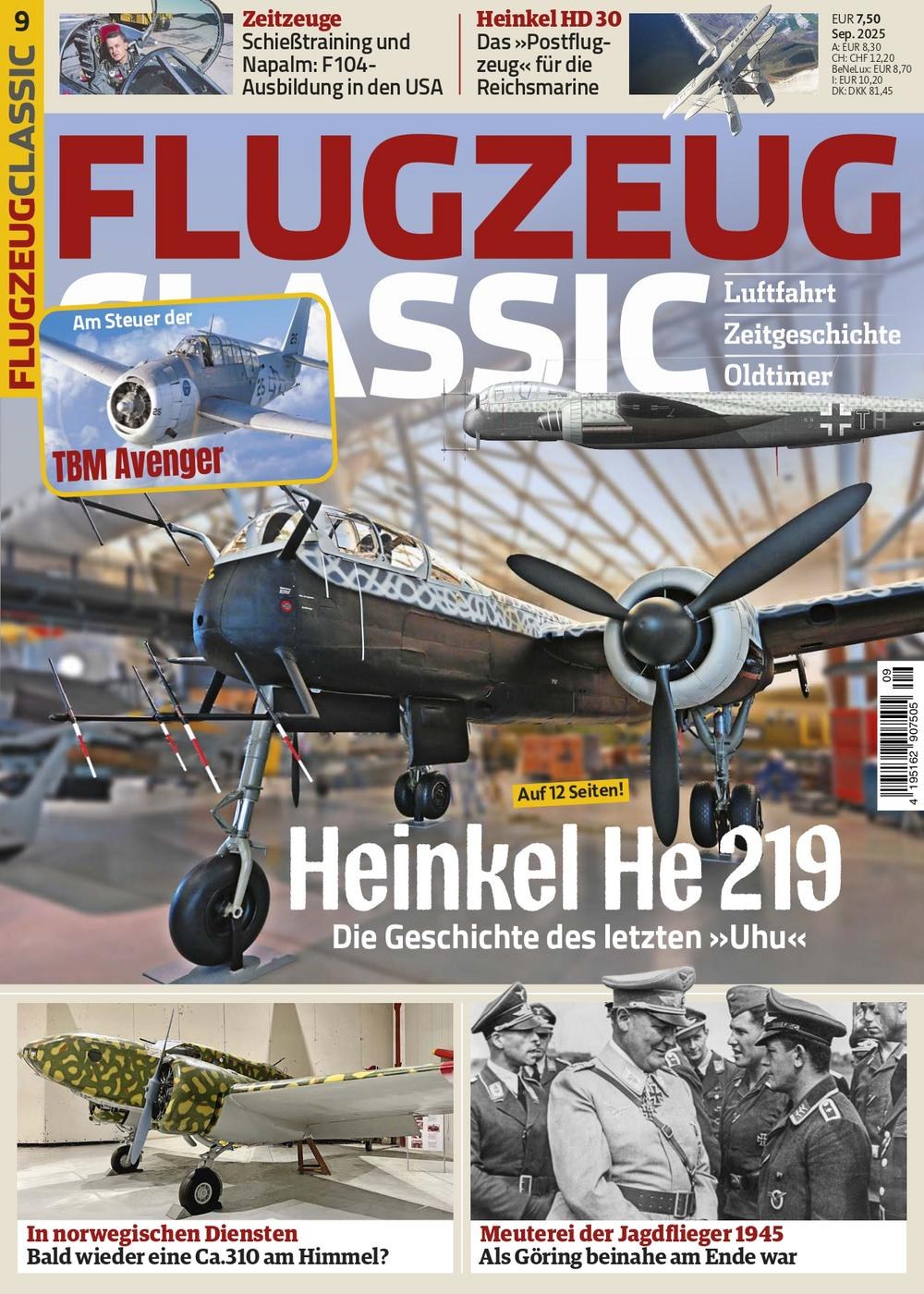 Flugzeug Classics Magazin Deutschland 2025-09 Hermann Göring