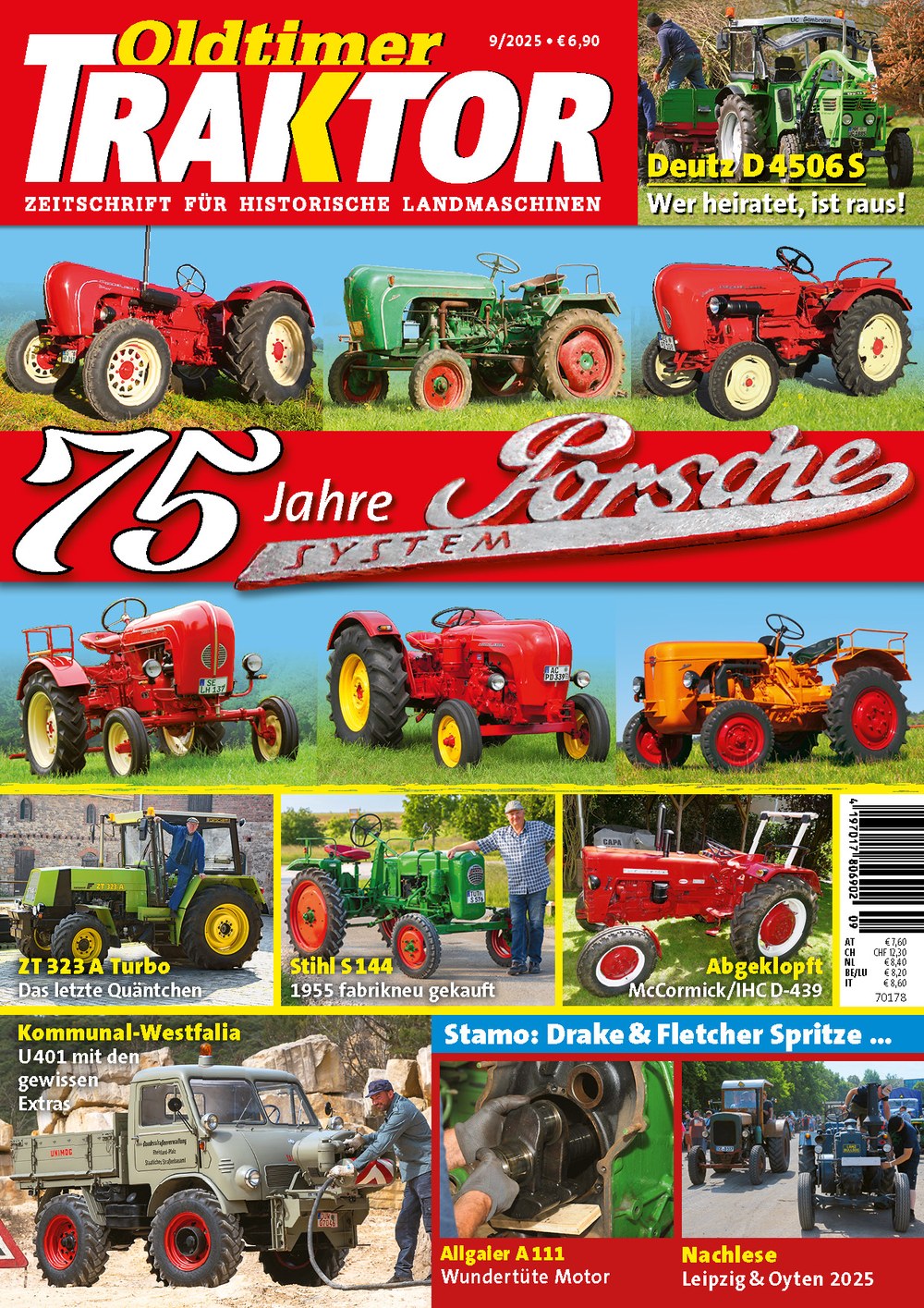 Oldtimer Traktor Magazine Allemagne 2025-09 Édition originale
