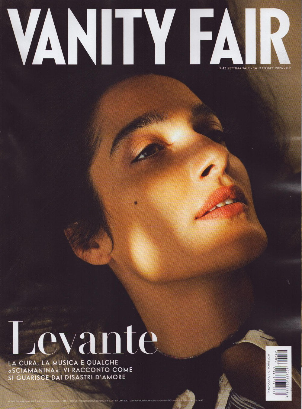 Vanity Fair Magazine Italy 2026-42 – Levante – Original Print Issue