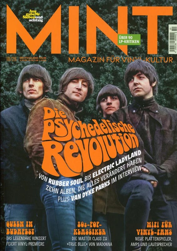 Mint Revista Alemanha 2026-10 – George Harrison John Lennon Ringo Starr Paul McCartney Van Dyke Parks – Edição original