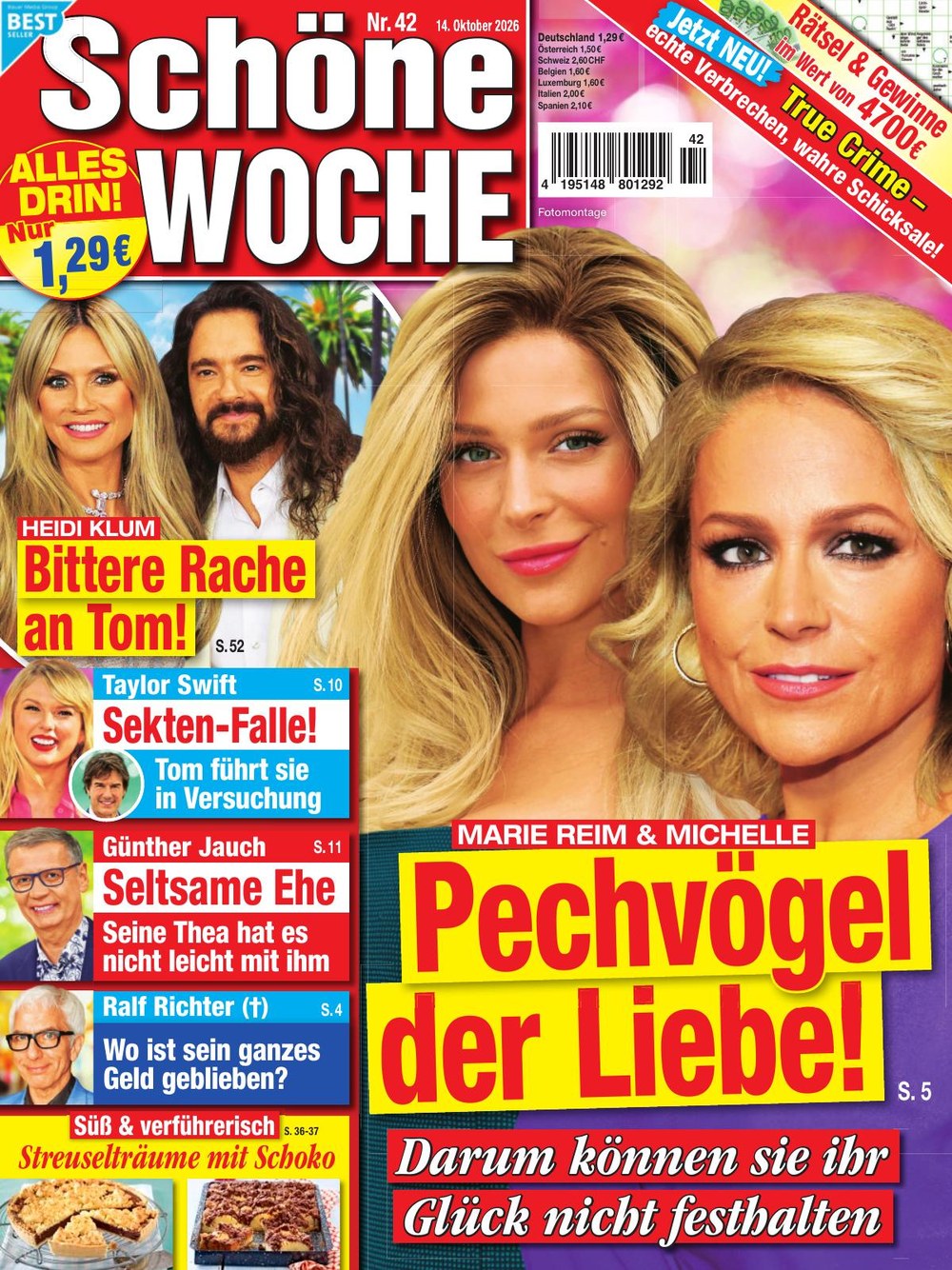 Schöne Woche 2026-42 – Marie Reim Michelle Heidi Klum Tom Kaulitz Taylor Swift – Edición original