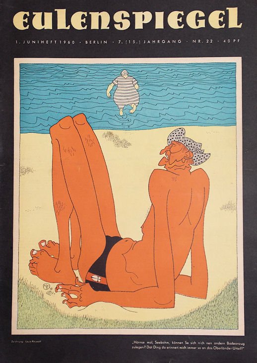 Eulenspiegel Tijdschrift Duitsland 1960-22 – Hans-Christoph Seebohm – Originele uitgave