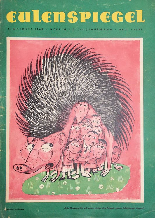 Eulenspiegel Magazin Deutschland 1960-21 Eulenspiegel DDR-Satire Karikatur