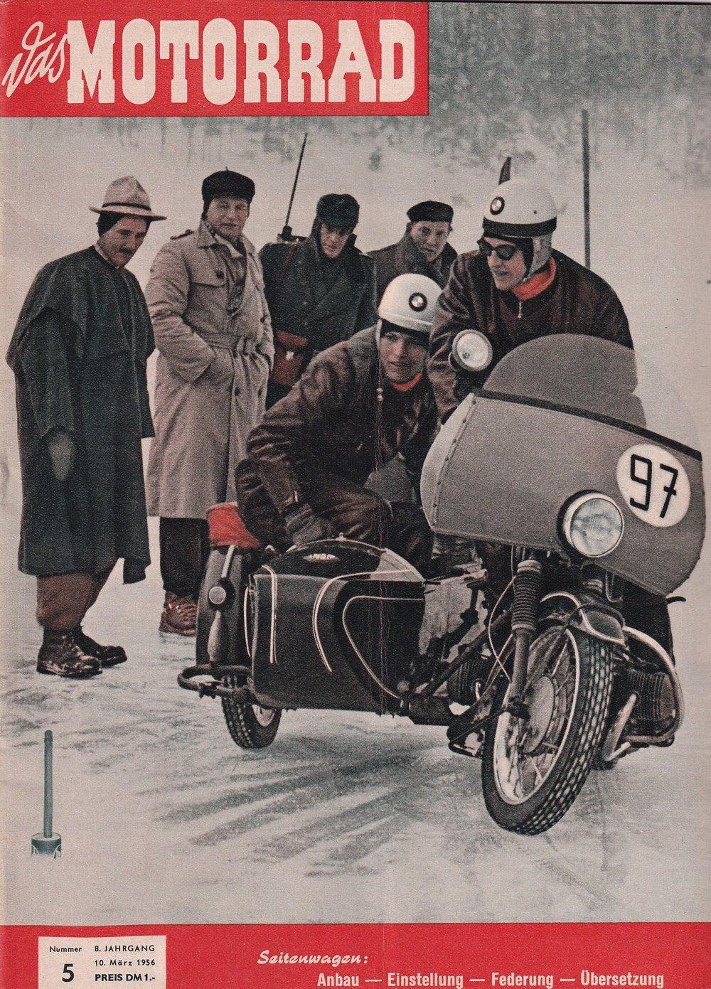 Motorrad Revista Alemanha 1956-05 Edição original
