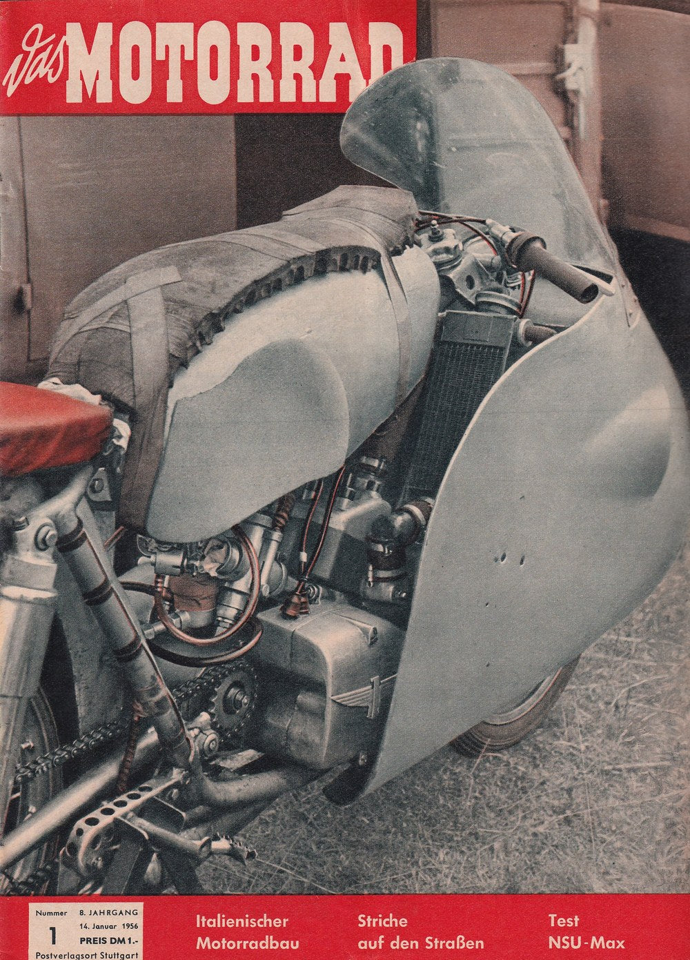 Motorrad Revista Alemania 1956-01 Edición original