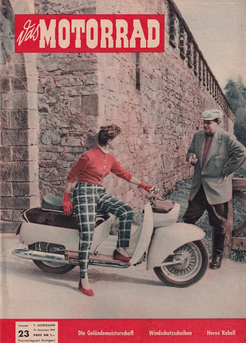 Motorrad Revista Alemania 1955-23 Edición original