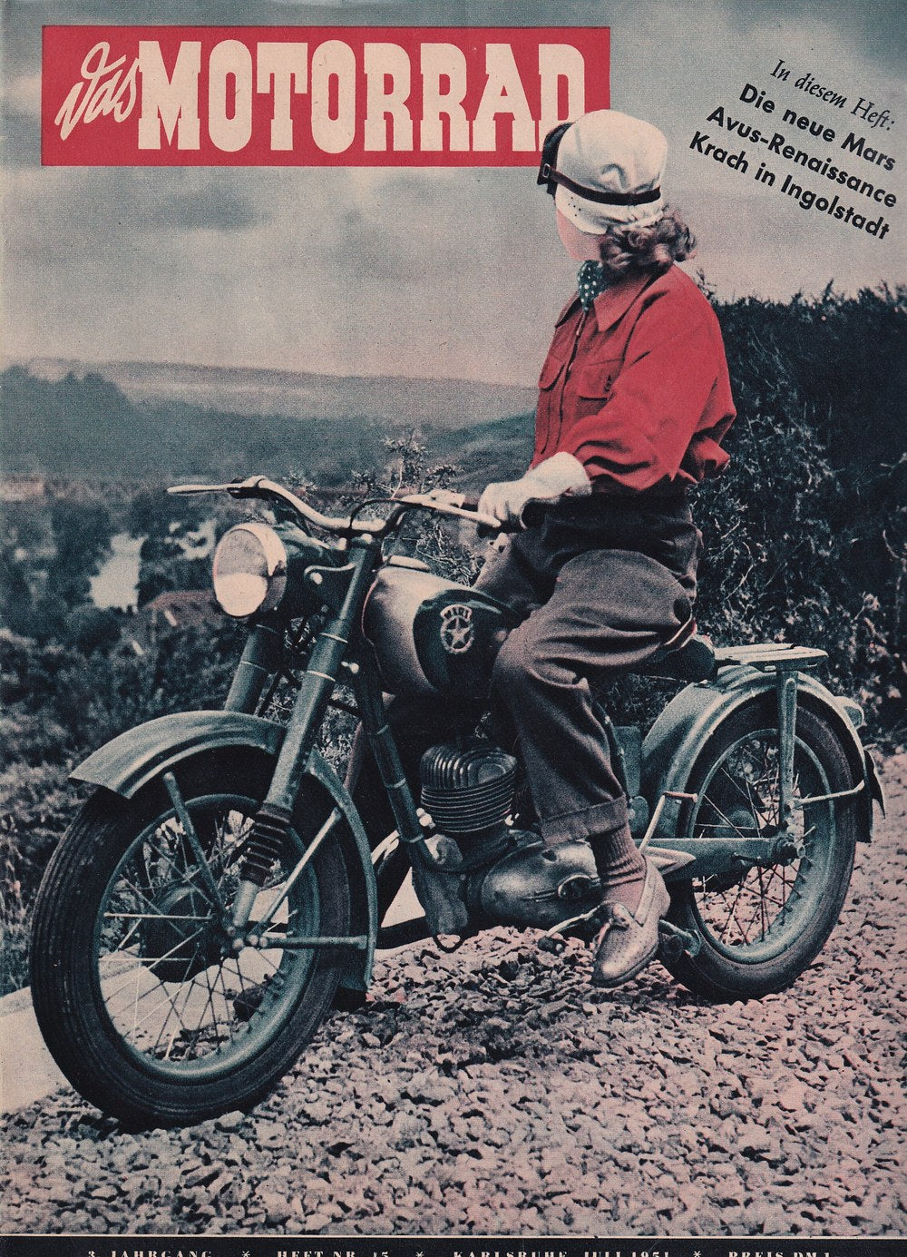 Motorrad Rivista Germania 1951-15 Edizione originale