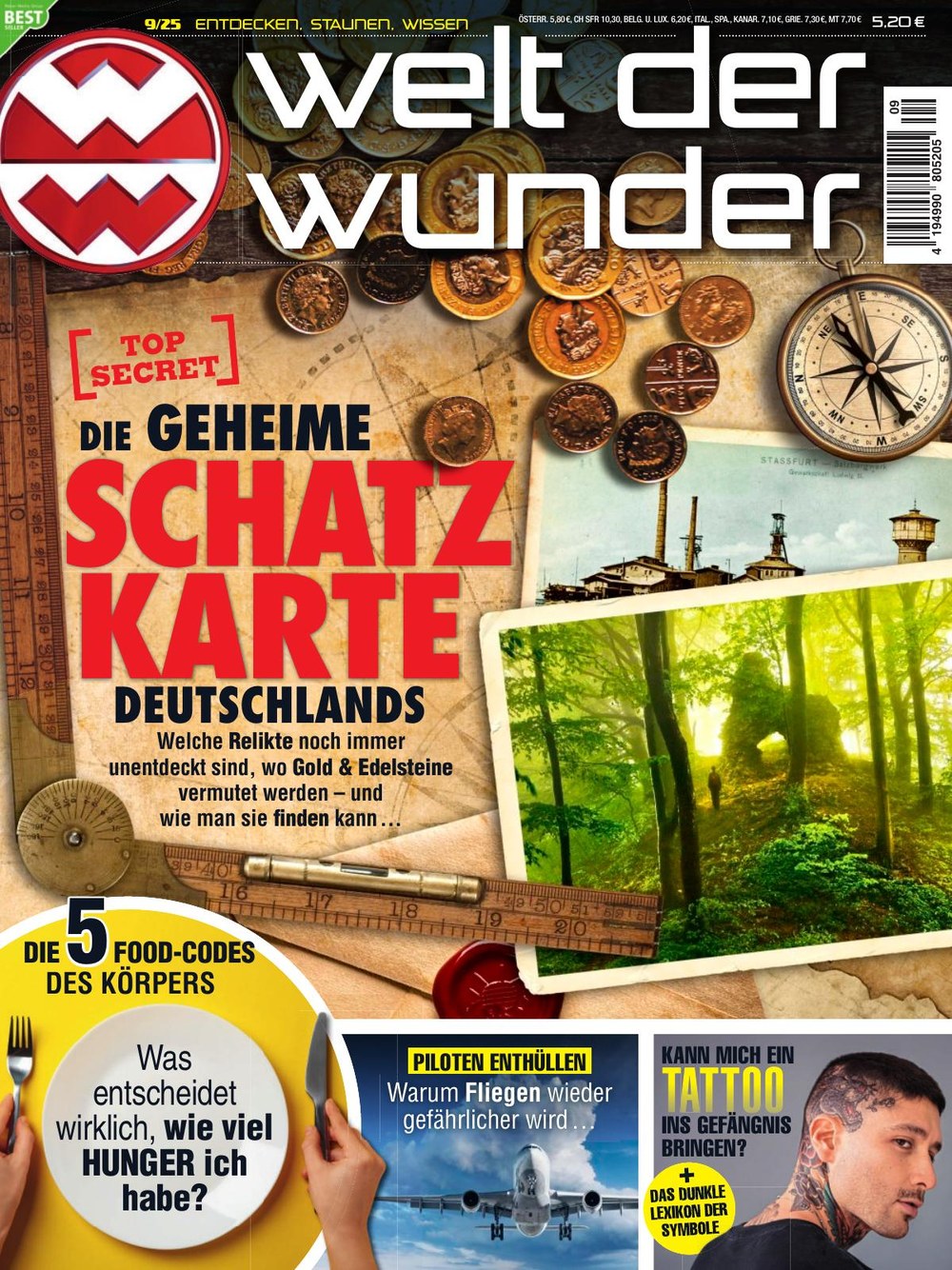 Welt Der Wunder Magazine Germany 2025-09 Original Print Issue
