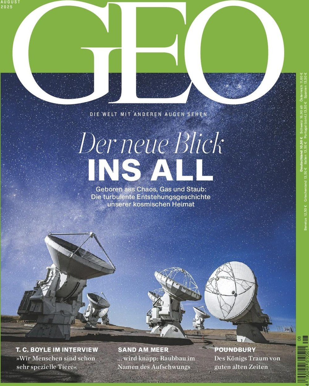 Geo Magazin Magazin Deutschland 2025-08 T. C. Boyle