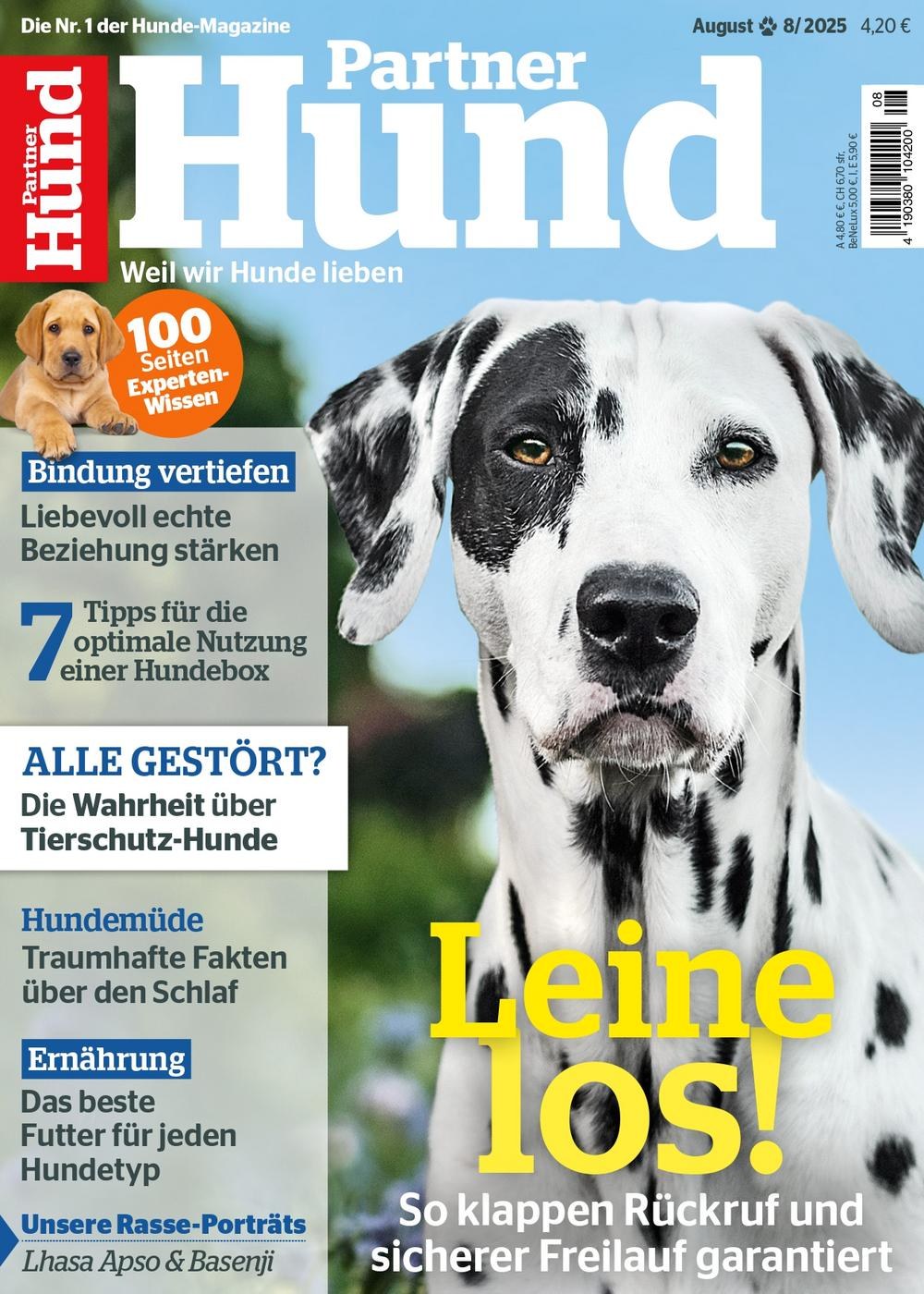 Partner Hund Magazine Germany 2025-08 Original Print Issue