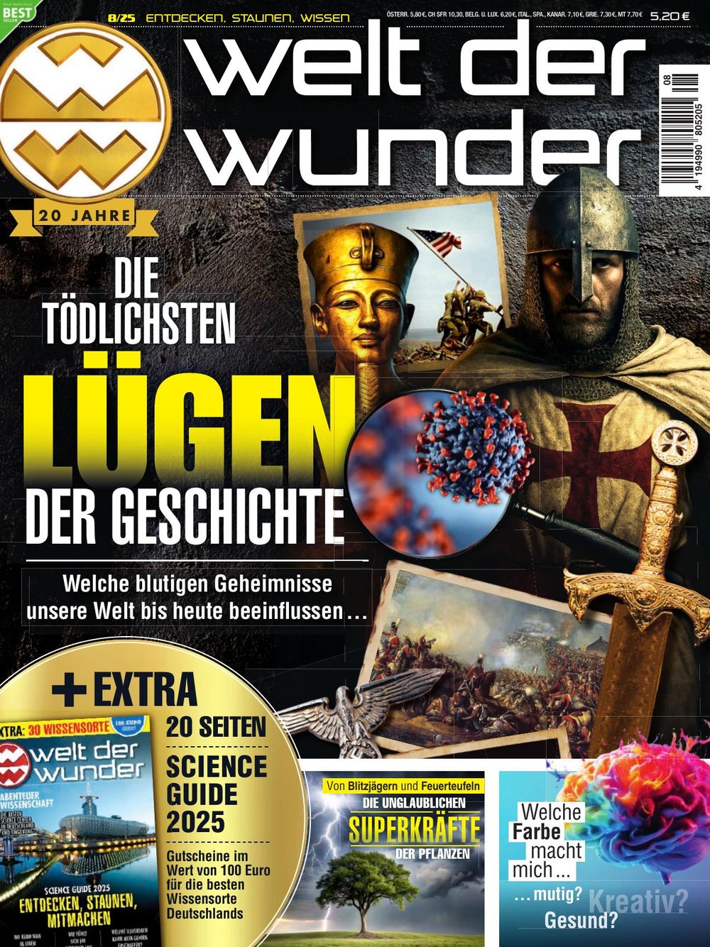 Welt Der Wunder Magasin Tyskland 2025-08 Originaludgave