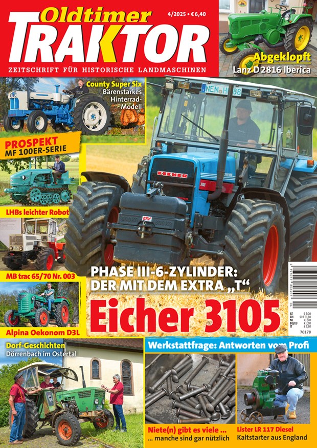 Oldtimer Traktor Revista Alemania 2025-04 Edición original