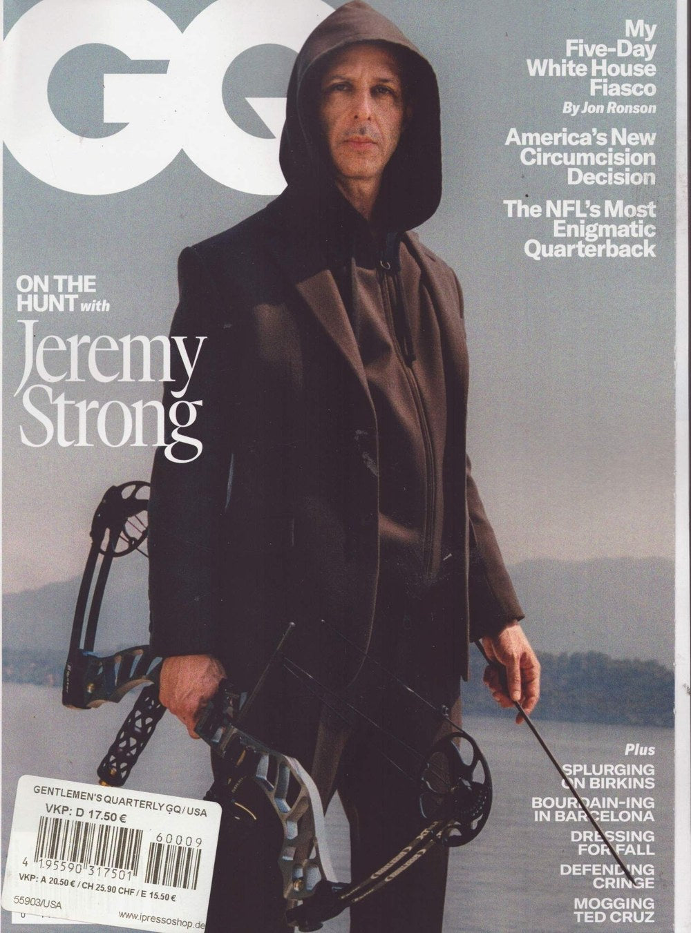 GQ Magazine Germany 2026-09 – Jeremy Strong Jon Ronson Ted Cruz – Original Print Issue