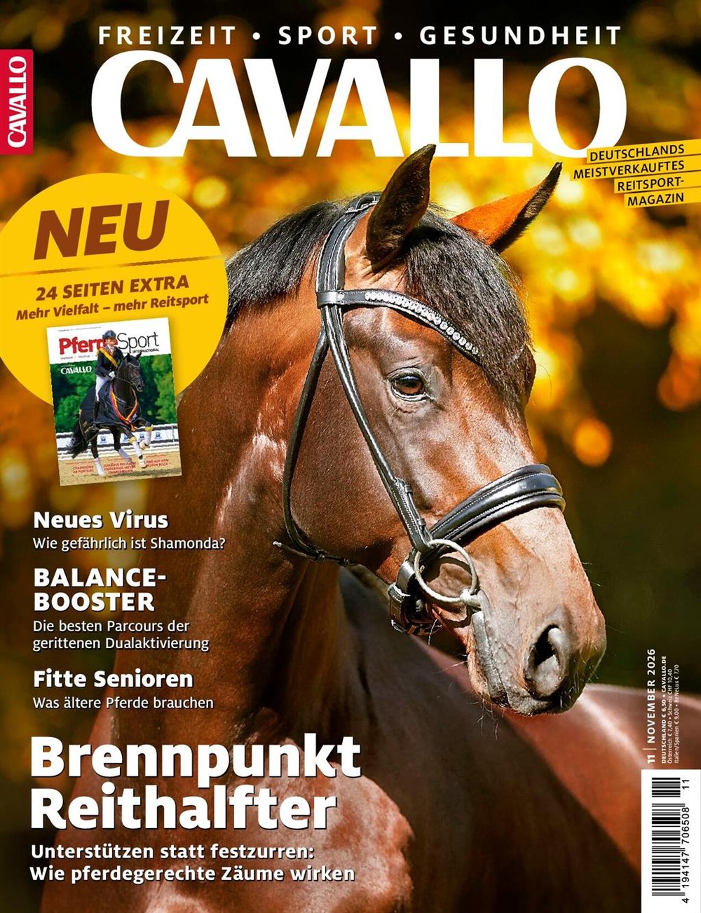 Cavallo Magazine Allemagne 2026-11 Édition originale