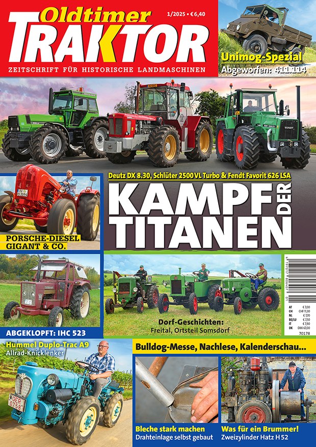 Oldtimer Traktor Magazine Germany 2025-01 Original Print Issue