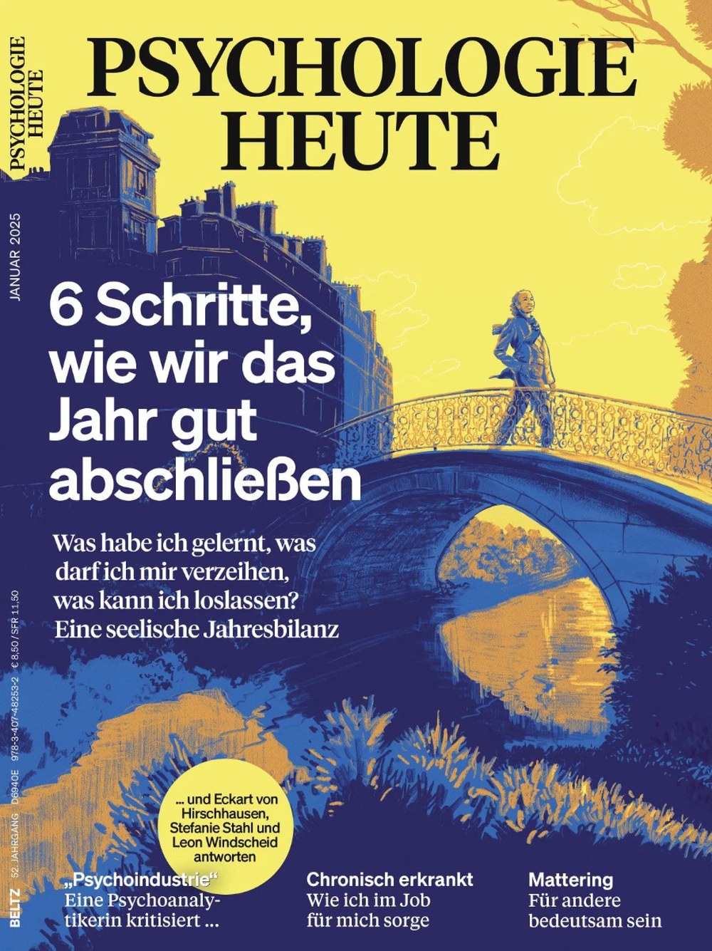 Psychologie Heute Revista Alemania 2025-01 – Eckart Von Hirschhausen Stefanie Stahl Leon Windscheid – Edición original