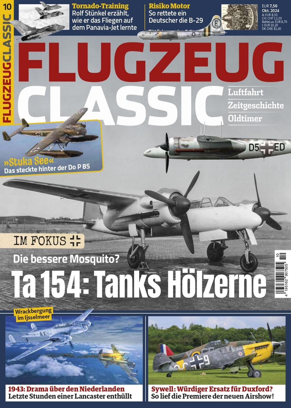Flugzeug Classics Revista Alemania 2024-10 – Rolf Stünkel – Edición original
