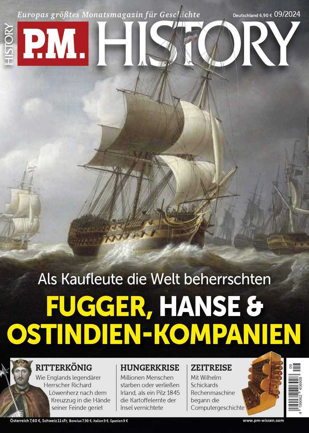 PM History Magazine Germany 2024-09 – Richard Löwenherz Wilhelm Schickard – Original Print Issue