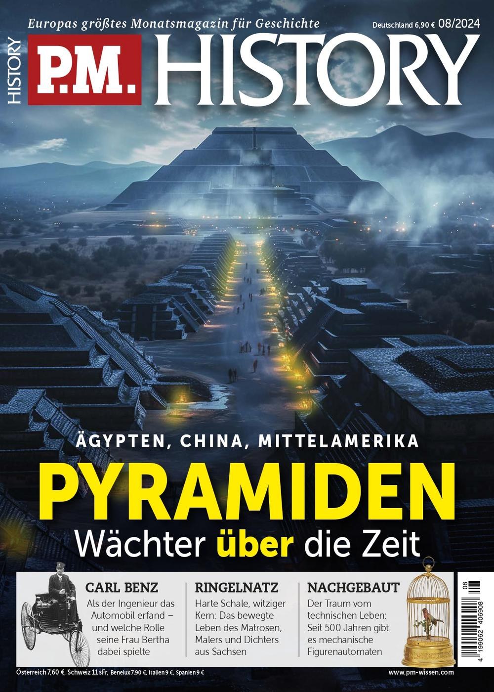 PM History Revista Alemania 2024-08 – Carl Benz Ringelnatz – Edición original