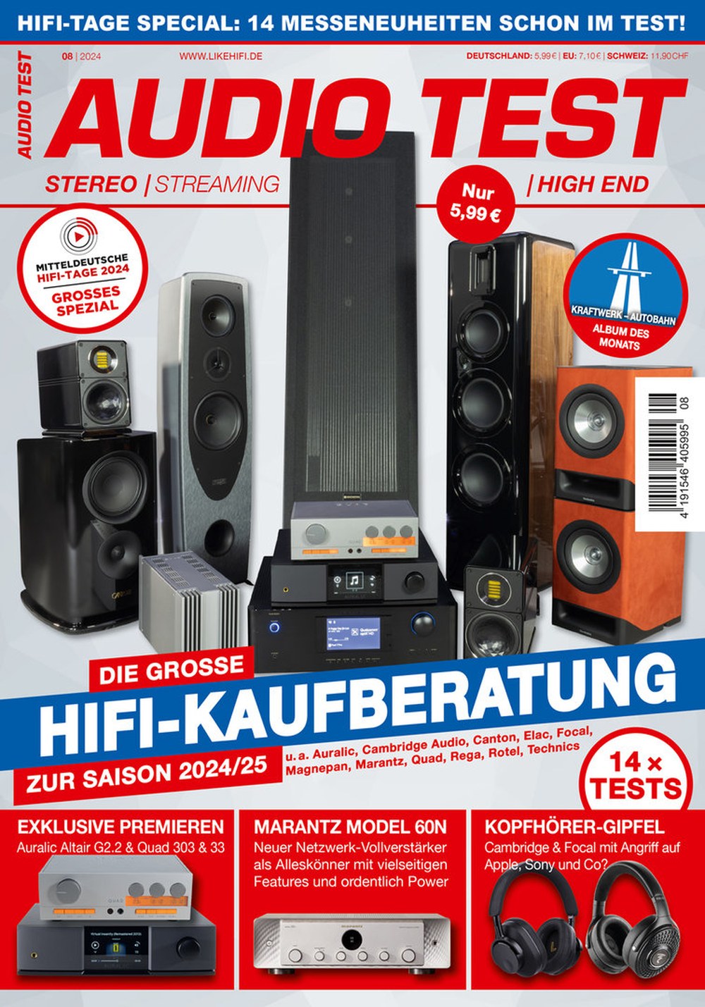Audio Magazin Deutschland 2024-08 Kraftwerk