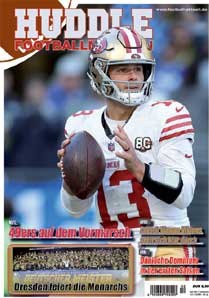 Huddle Magazine Allemagne 2015-01 – Brock Purdy San Francisco 49ers Dresden Monarchs – Édition originale