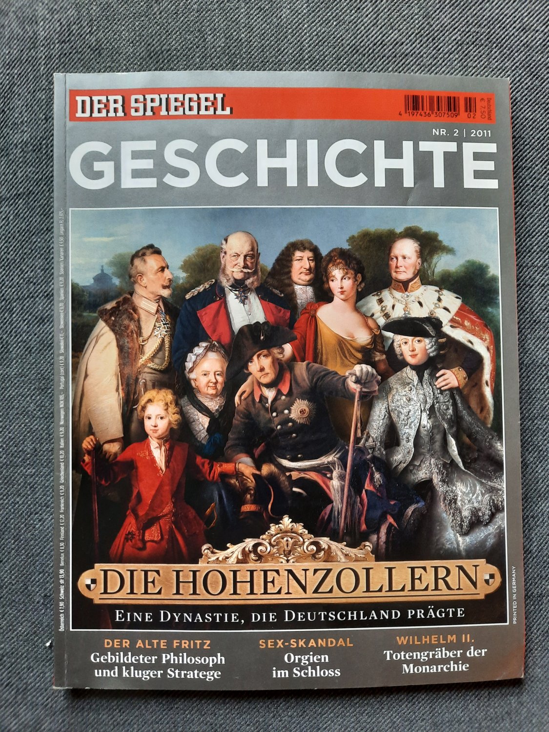 Spiegel Geschichte Rivista Germania 2011-02 – Friedrich II. Wilhelm II. Hohenzollern – Edizione originale