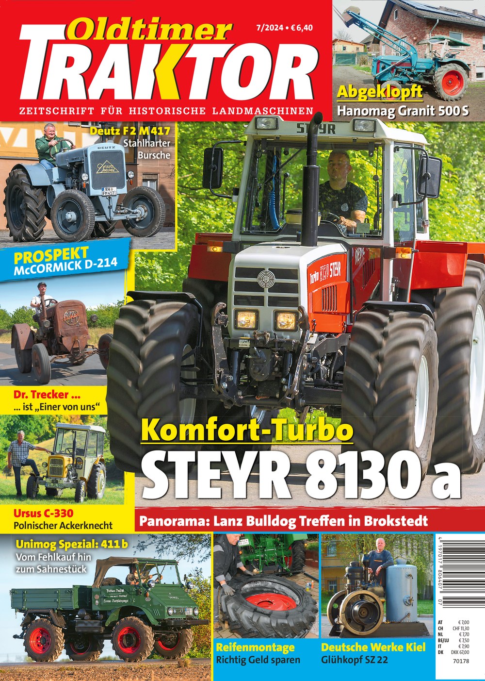 Oldtimer Traktor Magasin Tyskland 2024-07 Originaludgave