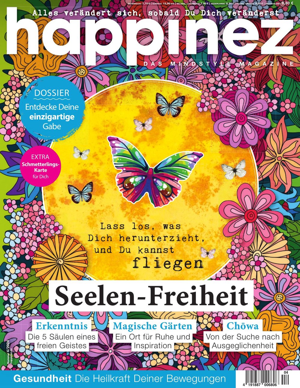 Happinez Magazine Allemagne 2024-04 Édition originale