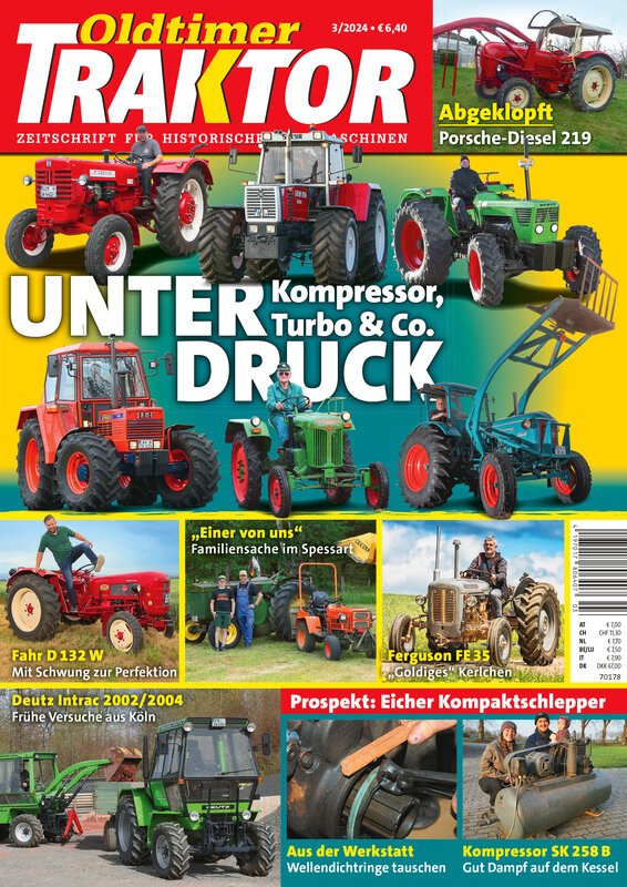 Oldtimer Traktor Magazin Deutschland 2024-03 Oldtimer-Traktoren Kompressor Turbo