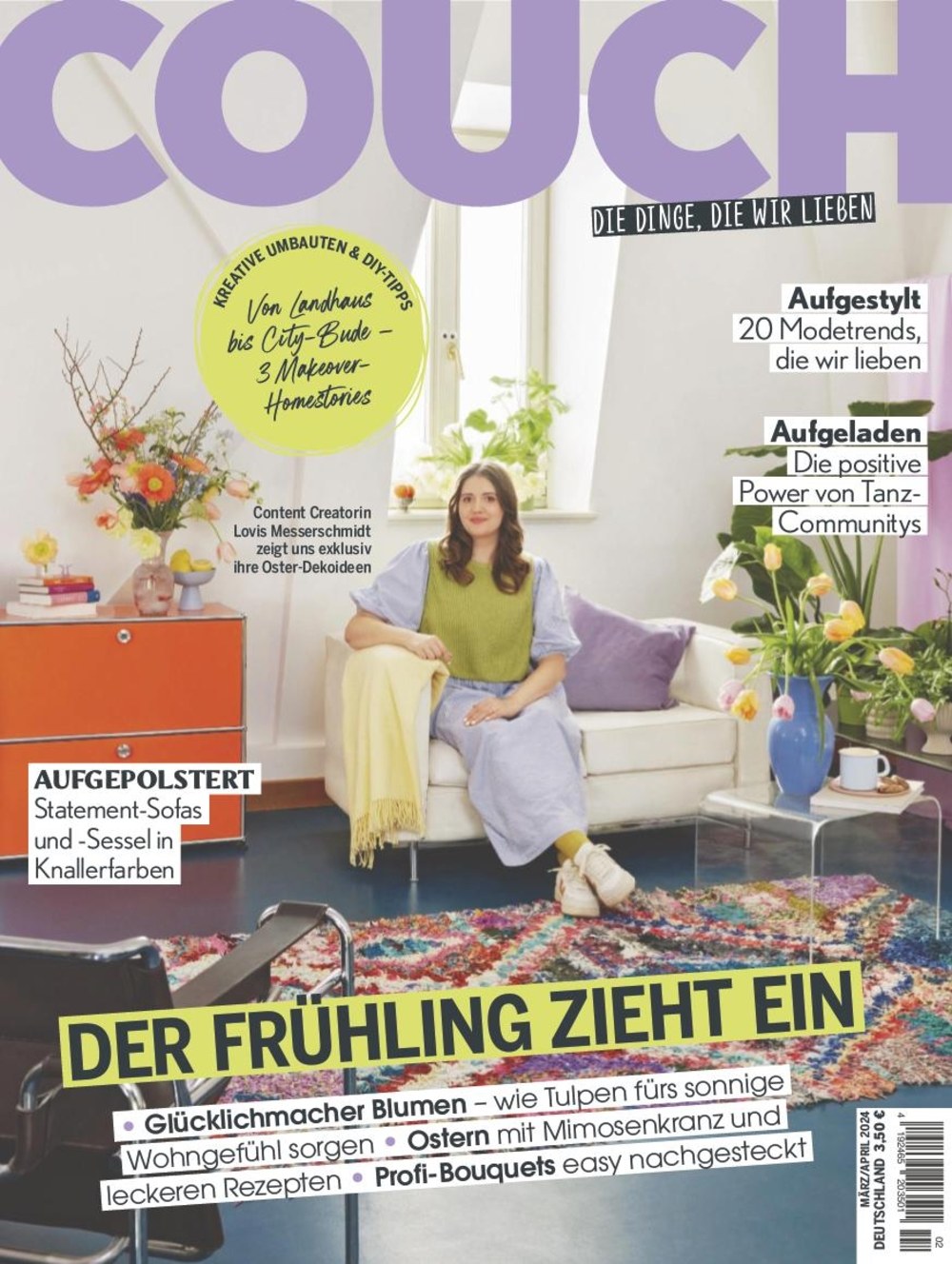 Couch Zeitschrift Magazin Deutschland 2024-02 Lovis Messerschmidt