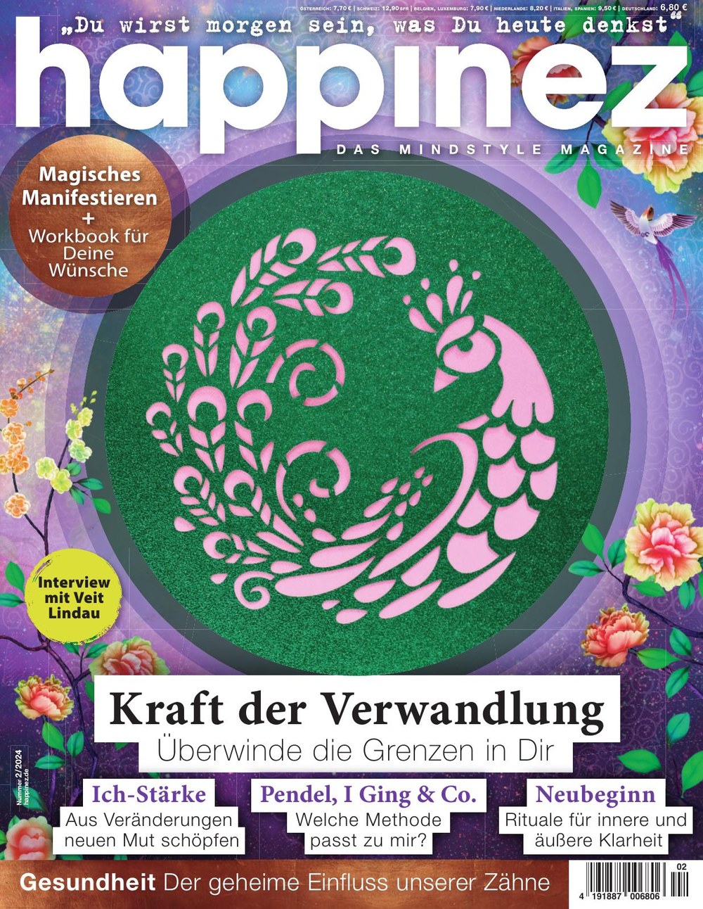 Happinez Magazin Deutschland 2024-02 Veit Lindau