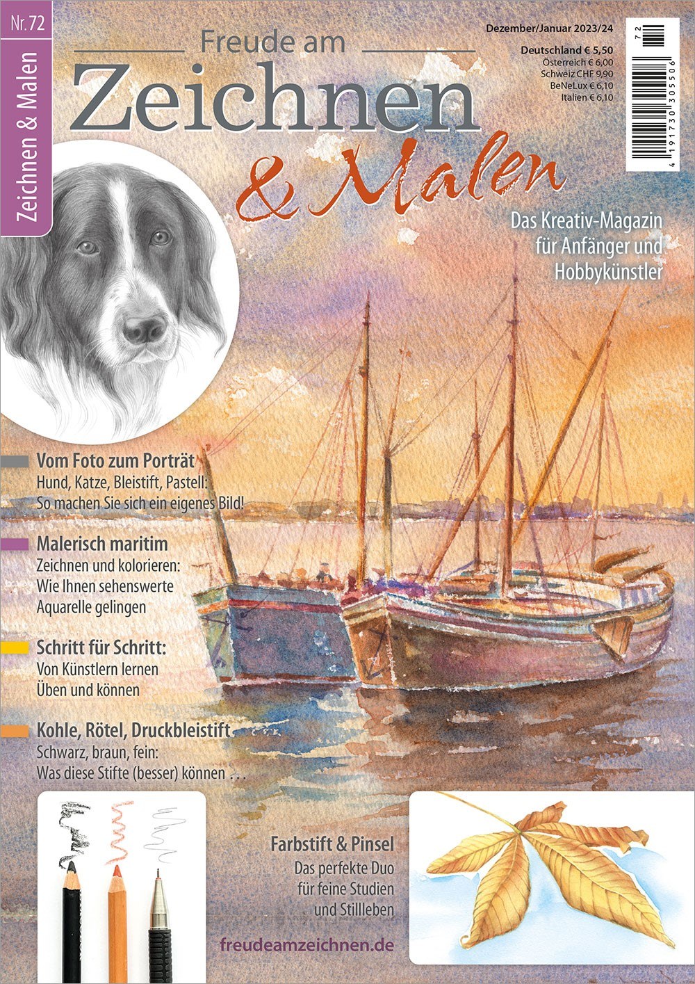Freude Am Zeichnen& Malen 2023-72 Original Print Issue