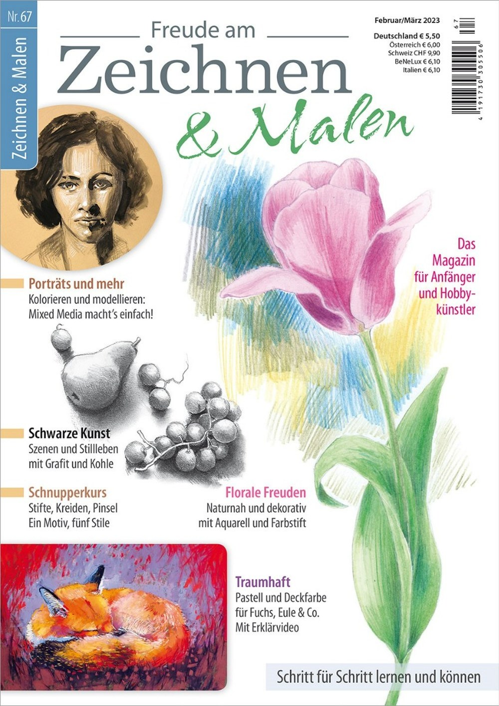 Freude Am Zeichnen& Malen 2023-67 Zeichnen Malen Porträtmalerei