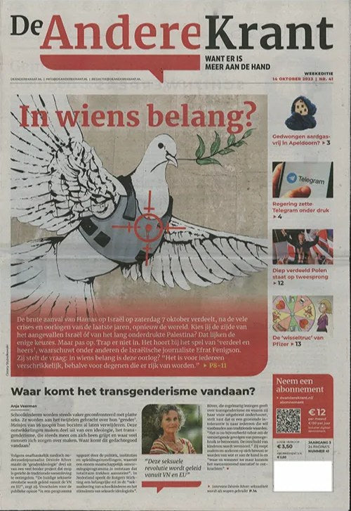 De Andere Krant 2023-41 – Efrat Fenigson – Édition originale
