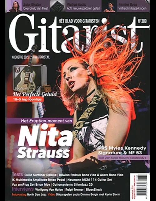 Gitarist Magazine Netherlands 2023 Nita Strauss Jake Kiszka Reinier Baas Myles Kennedy Brian May Original Print Issue