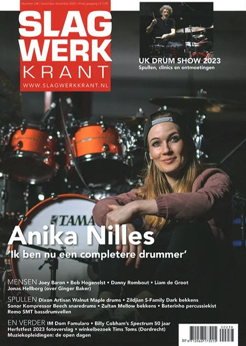 Slagwerkkrant Magazine Netherlands 2023 Anika Nilles Joey Baron Bob Hogenelst Danny Rombout Liam De Groot Original Print Issue