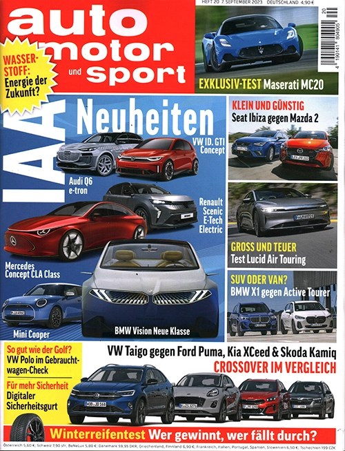 Auto Motor Und Sport Revista Alemanha 2023-20 Edição original