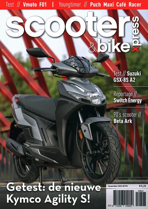 Scooter & Bikexpress 2023-198 Kymco Agility S Roller-Test Suzuki GSX-8S A2
