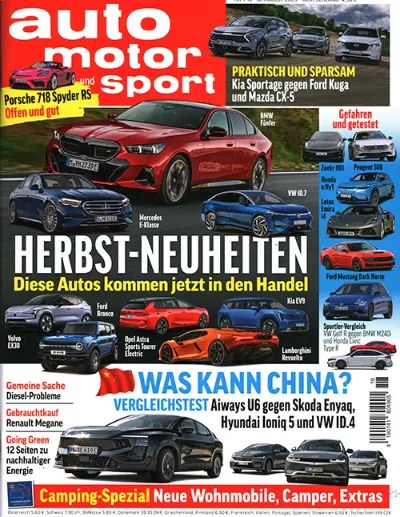 Auto Motor Und Sport Tijdschrift Duitsland 2023-18 Originele uitgave