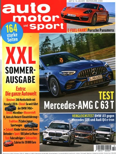 Auto Motor Und Sport Magazine Germany 2023-14 Original Print Issue