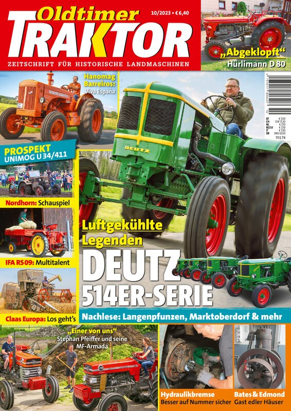 Oldtimer Traktor Magazine Germany 2023-10 – Stephan Pfeiffer – Original Print Issue