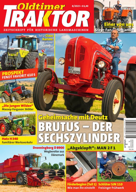 Oldtimer Traktor Revista Alemanha 2023-08 Edição original