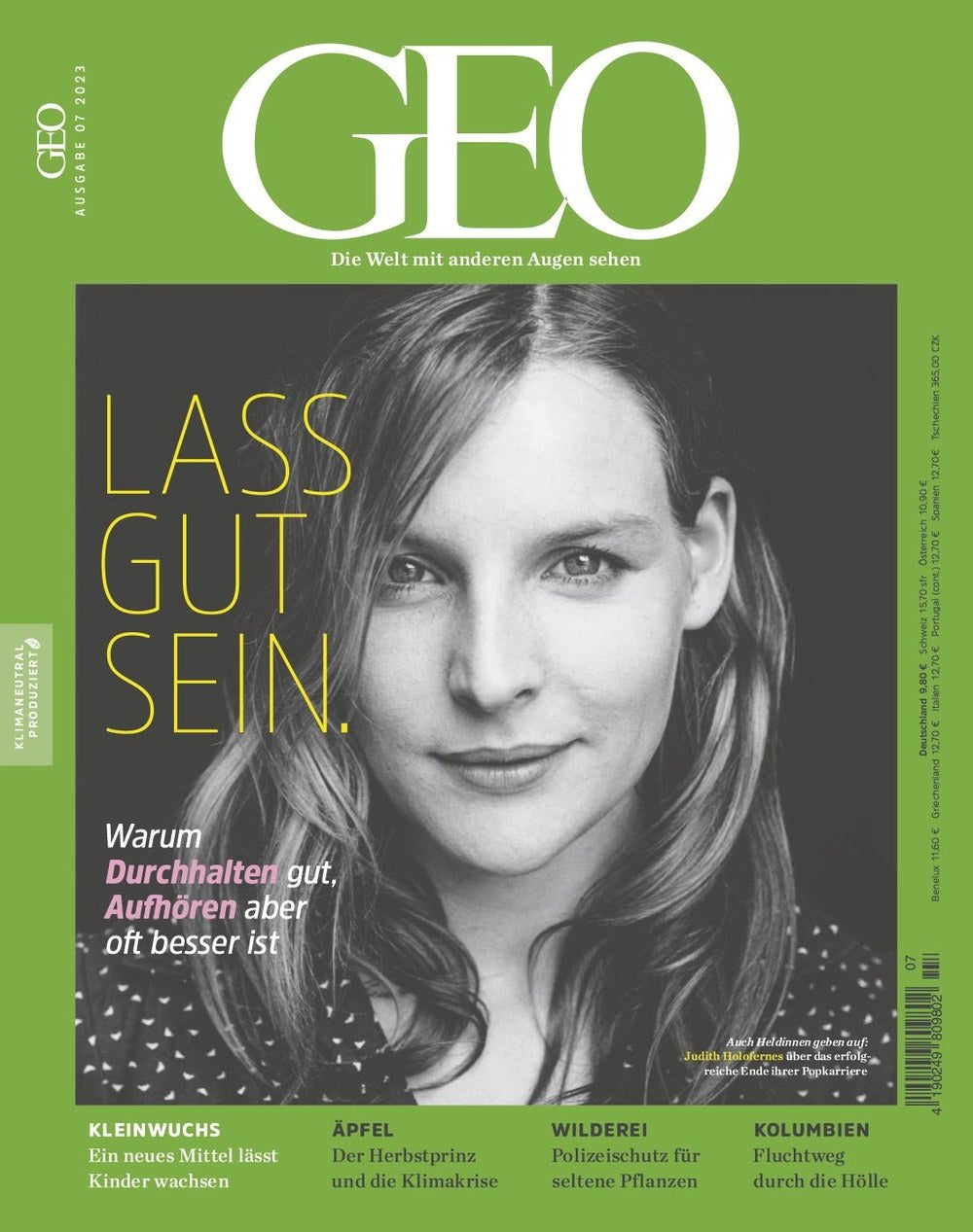 Geo Magazin Magazin Deutschland 2023-07 Judith Holofernes