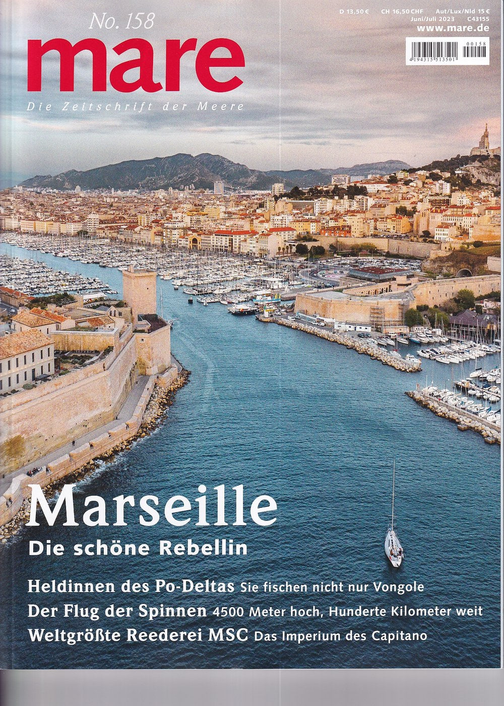 Mare - Die Zeitschrift Der Meere Magazine Allemagne 2023-06 Édition originale