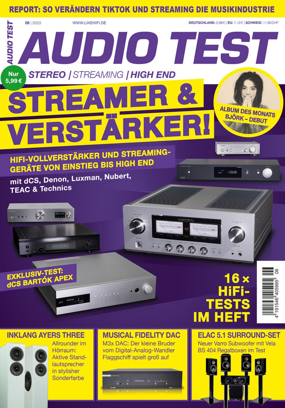 Audio Magasin Tyskland 2023-06 – Björk – Originaludgave