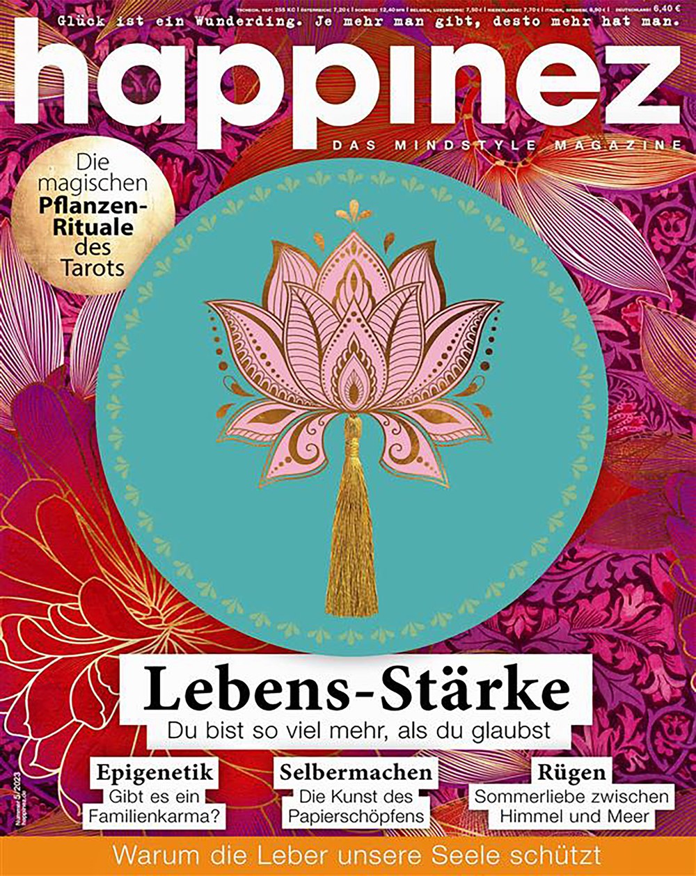 Happinez Magazin Deutschland 2023-05 Lebens-Stärke Achtsamkeit Epigenetik