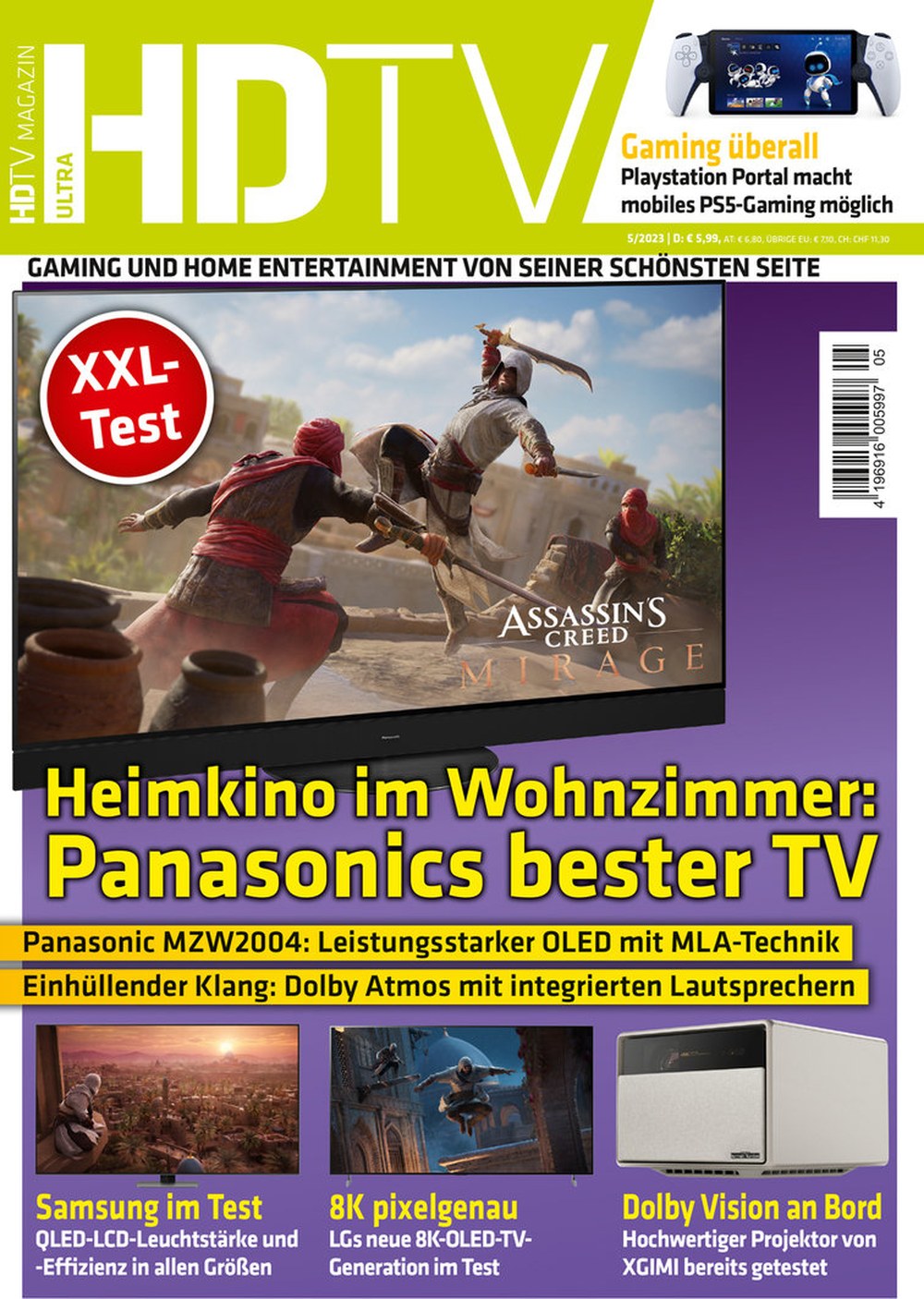 HDTV 2023-05 Heimkino Panasonic MZW2004 Oled-tv