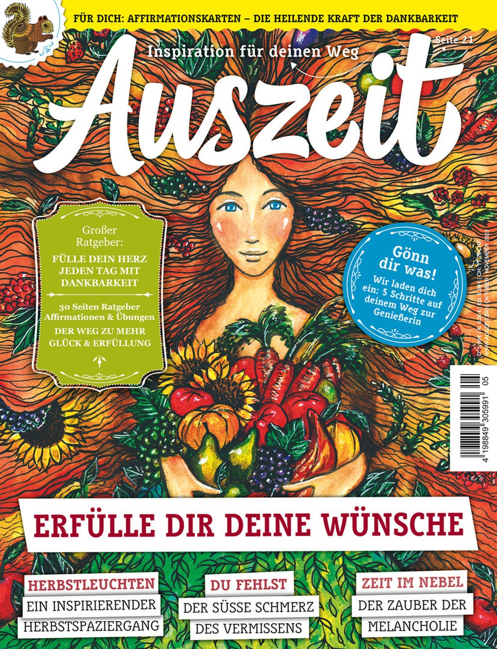 Auszeit 2023-05 Dankbarkeit Affirmationen Wunscherfüllung
